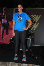 Neha Dhupia at Nike marathon run promotions in Bandstand, Mumbai on 20th Dec 2014